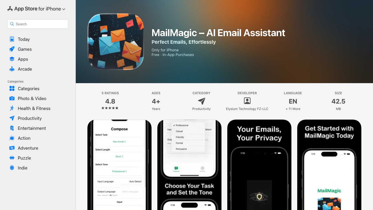 MailMagic — AI Email Assistant