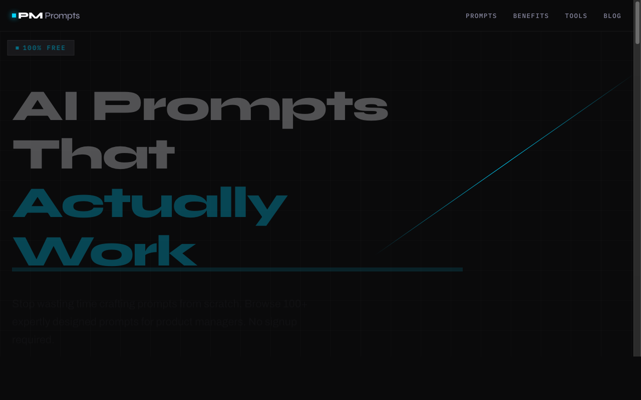 PMPrompts — AI Prompts for Product Managers
